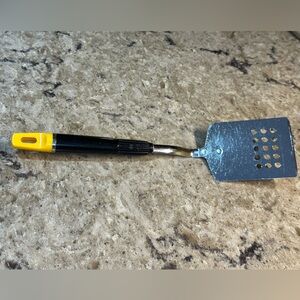 Top Drawer Stainless Steel Slotted spatula with Black and Yellow Handle